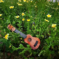 Mini Wooden Finish Plastic Guitar