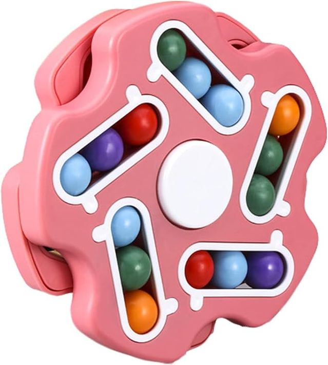 Fidget Toy Rotating Magic Bean Cube Spinner