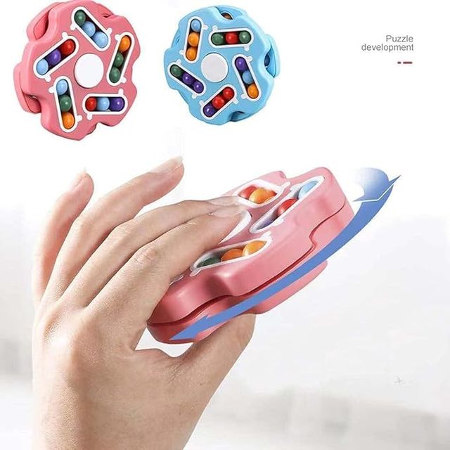Fidget Toy Rotating Magic Bean Cube Spinner